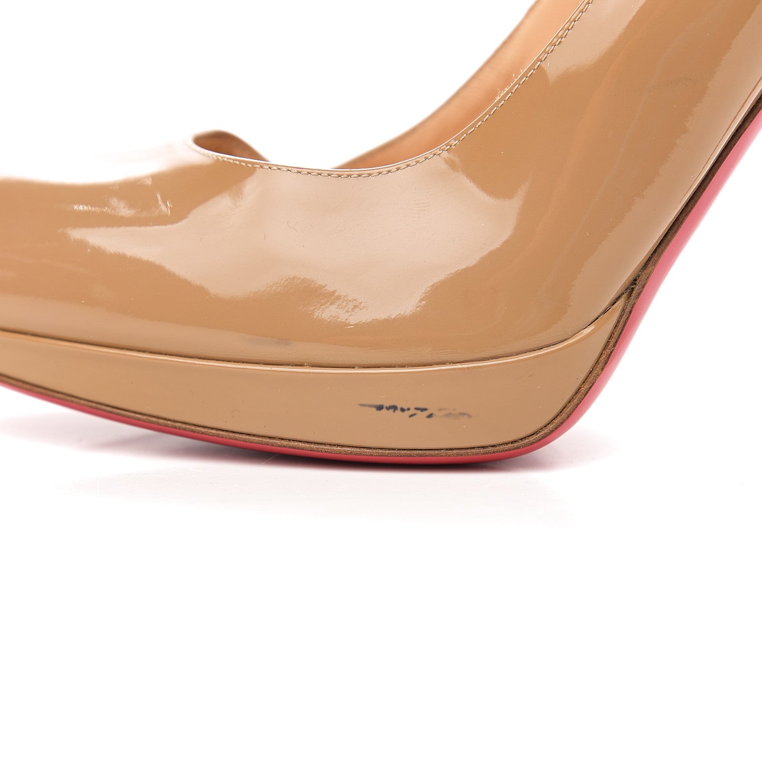 Christian Louboutin Patent New Simple 120 Pumps 40 Nude 8 of 11
