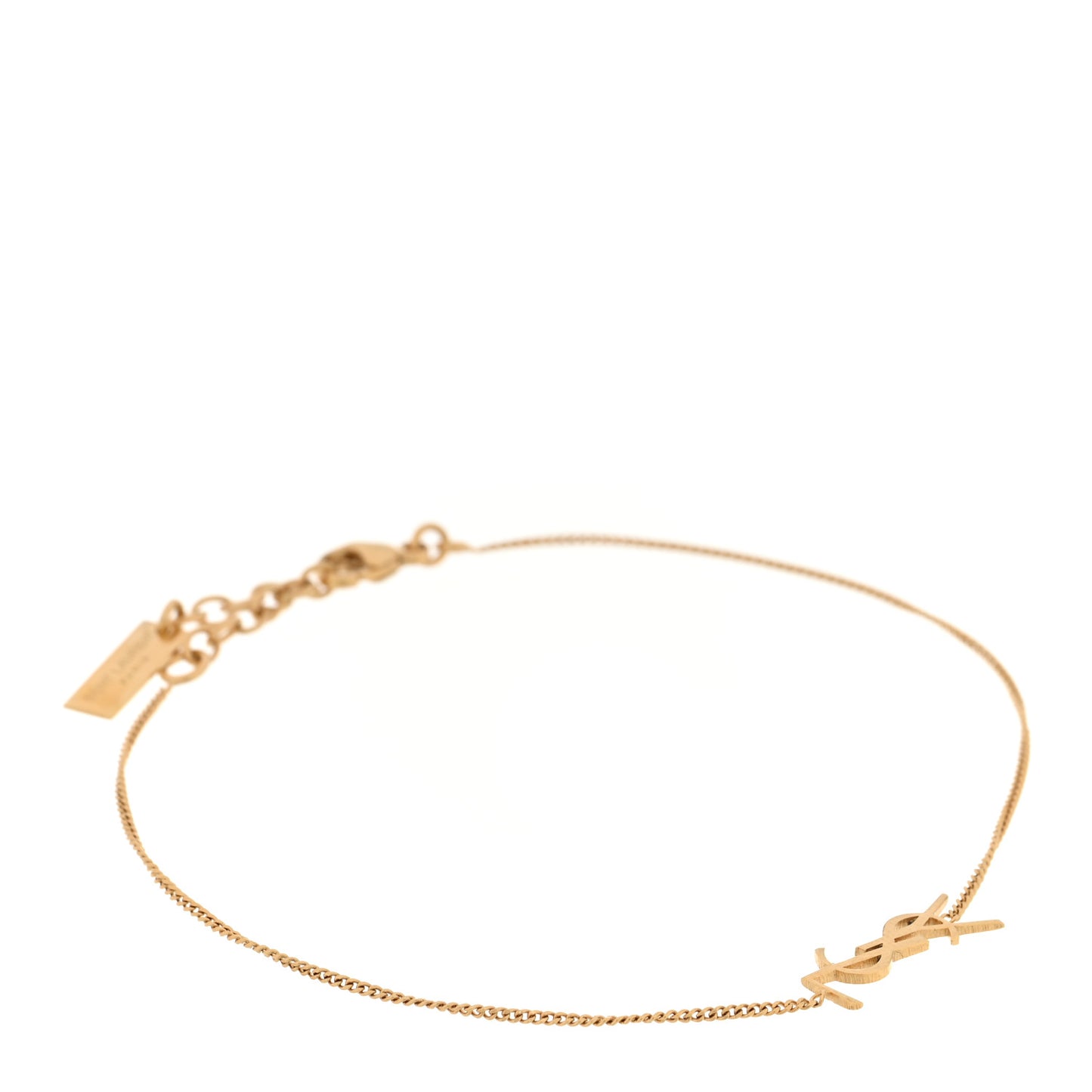 Brass Monogram Charm Bracelet