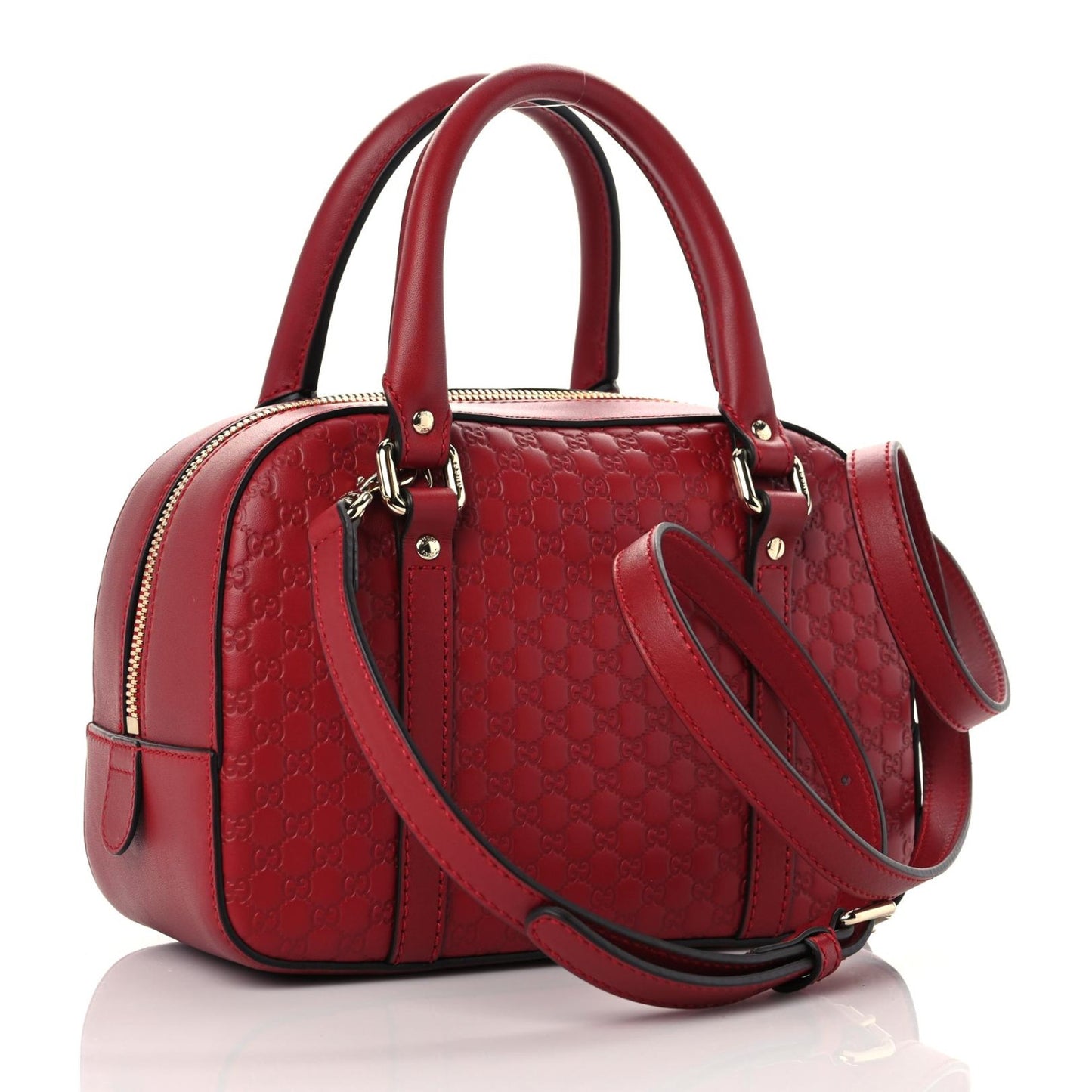Microguccissima Small Crossbody Bag Rosso