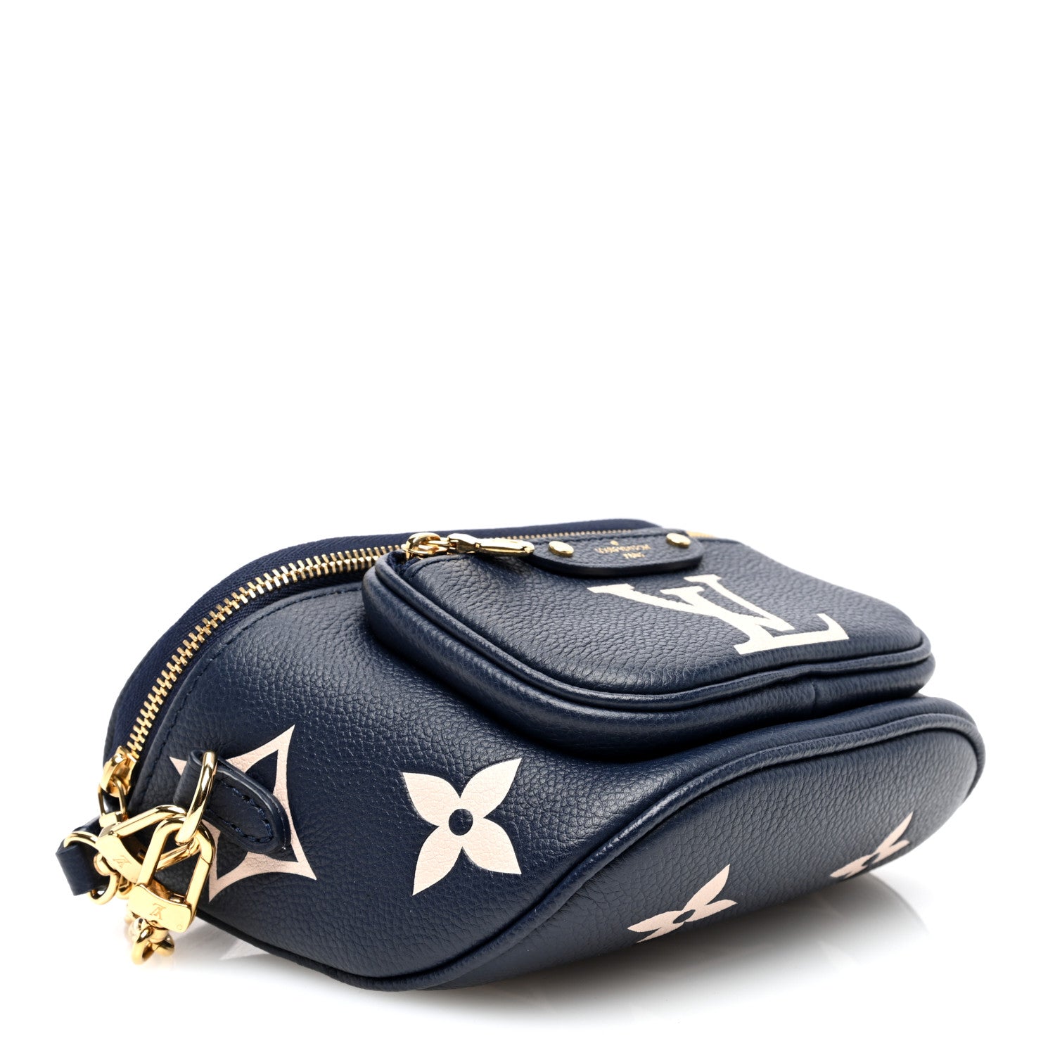 Louis Vuitton Empreinte Monogram Giant Mini By The Pool Bumbag Blue Beige 4 of 10