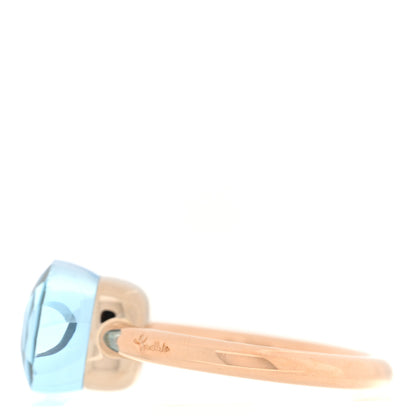 Pomellato 18K Rose Gold London Blue Topaz Classic Nudo Ring 52 6 4 of 6