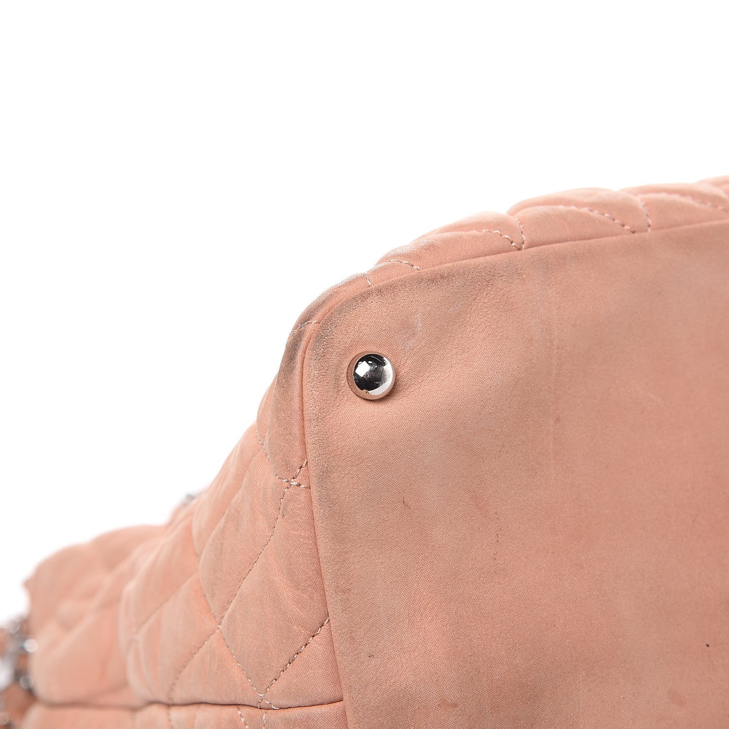 Iridescent Calfskin Large Sea Hit Tote Pink