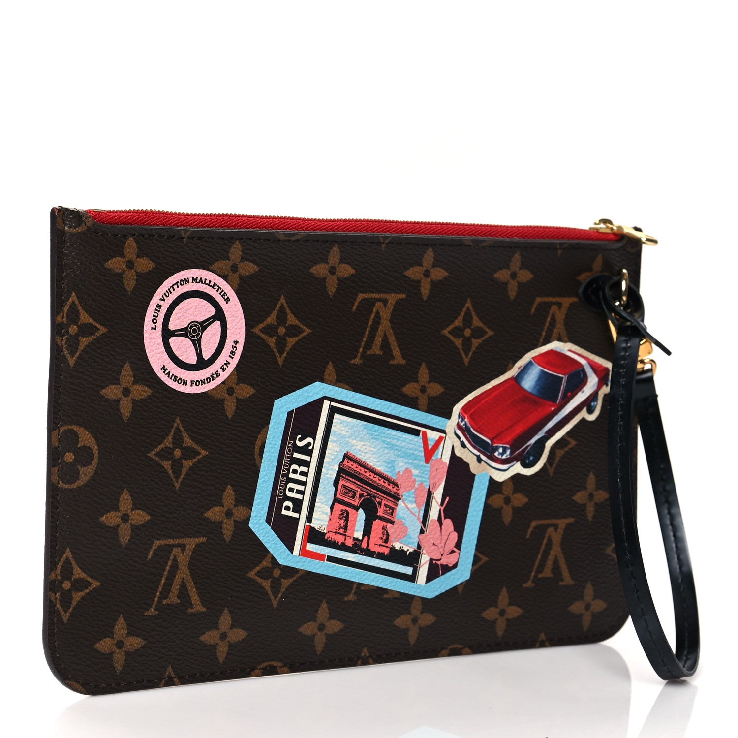 Louis Vuitton Monogram World Tour Neverfull MM GM Pochette 3 of 7