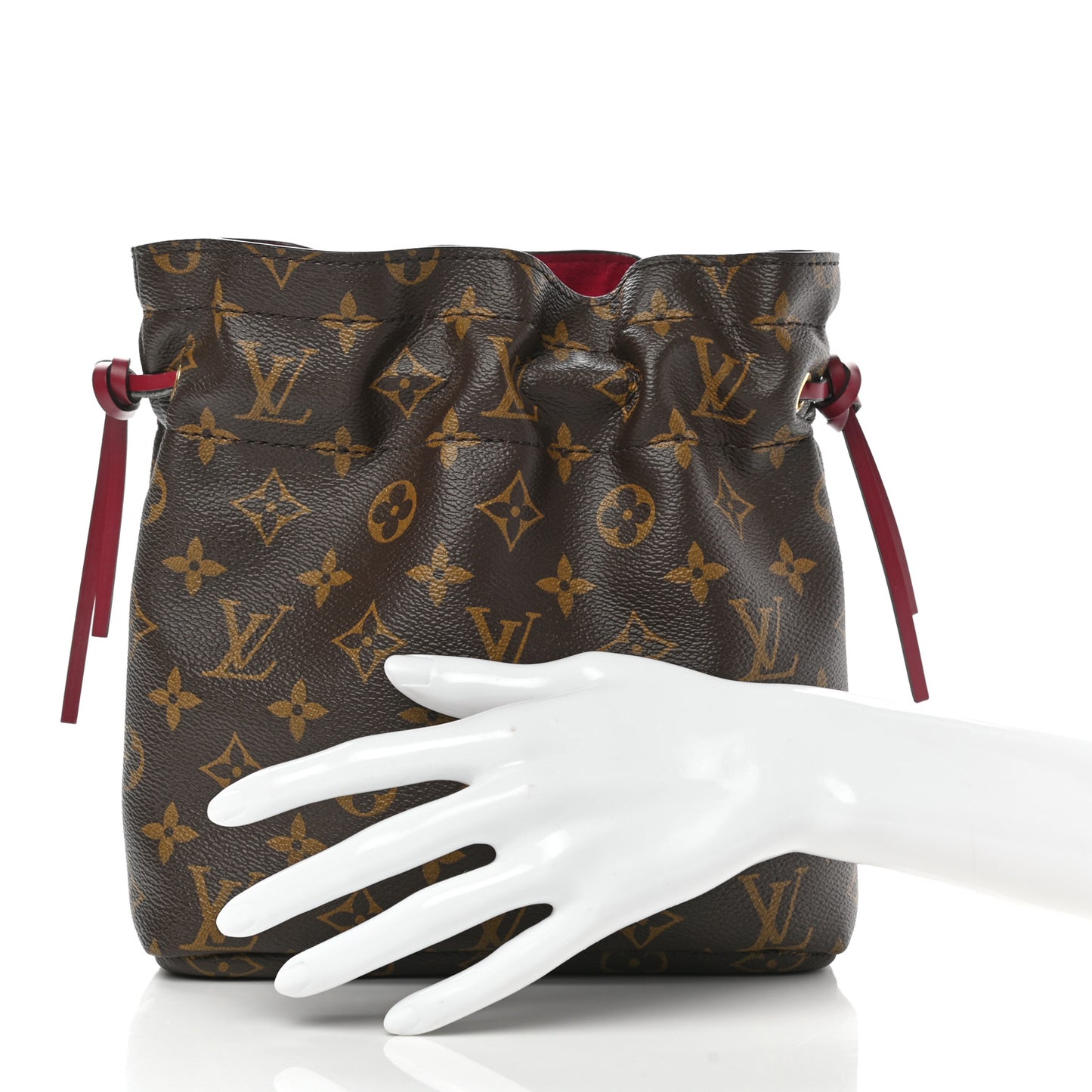 Monogram Pouch Noe Fuchsia