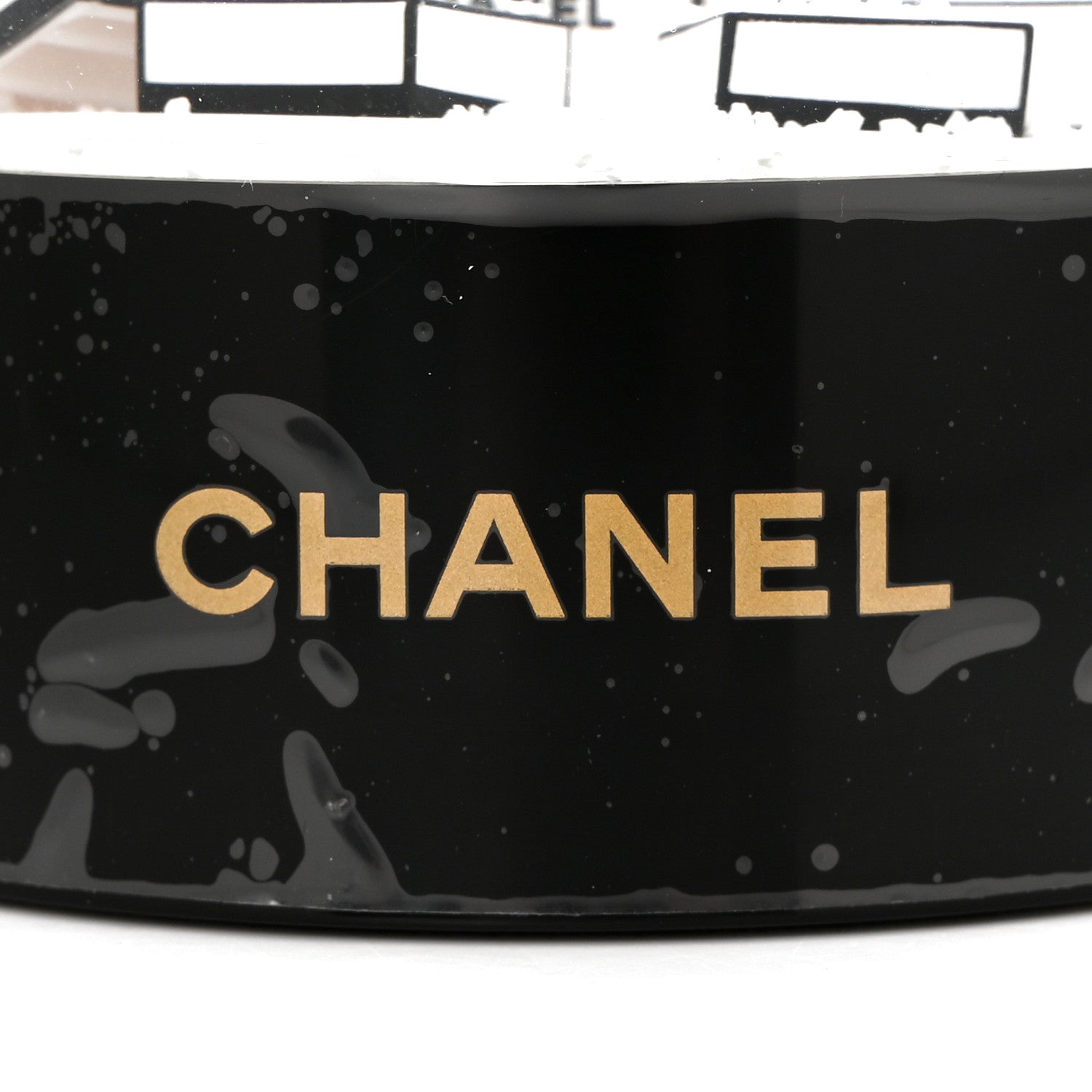 Chanel Glass CC Shopping Bag Snow Globe 6 of 8