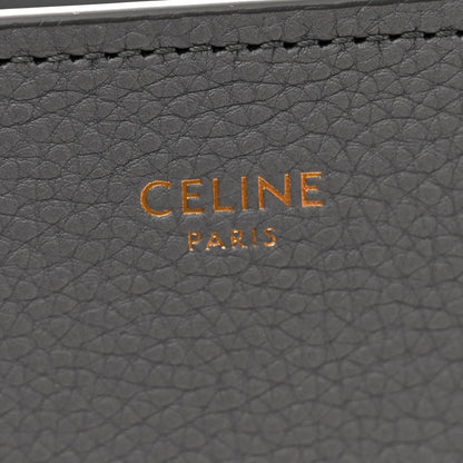 Celine Baby Drummed Calfskin Micro Luggage Kohl 6 of 11