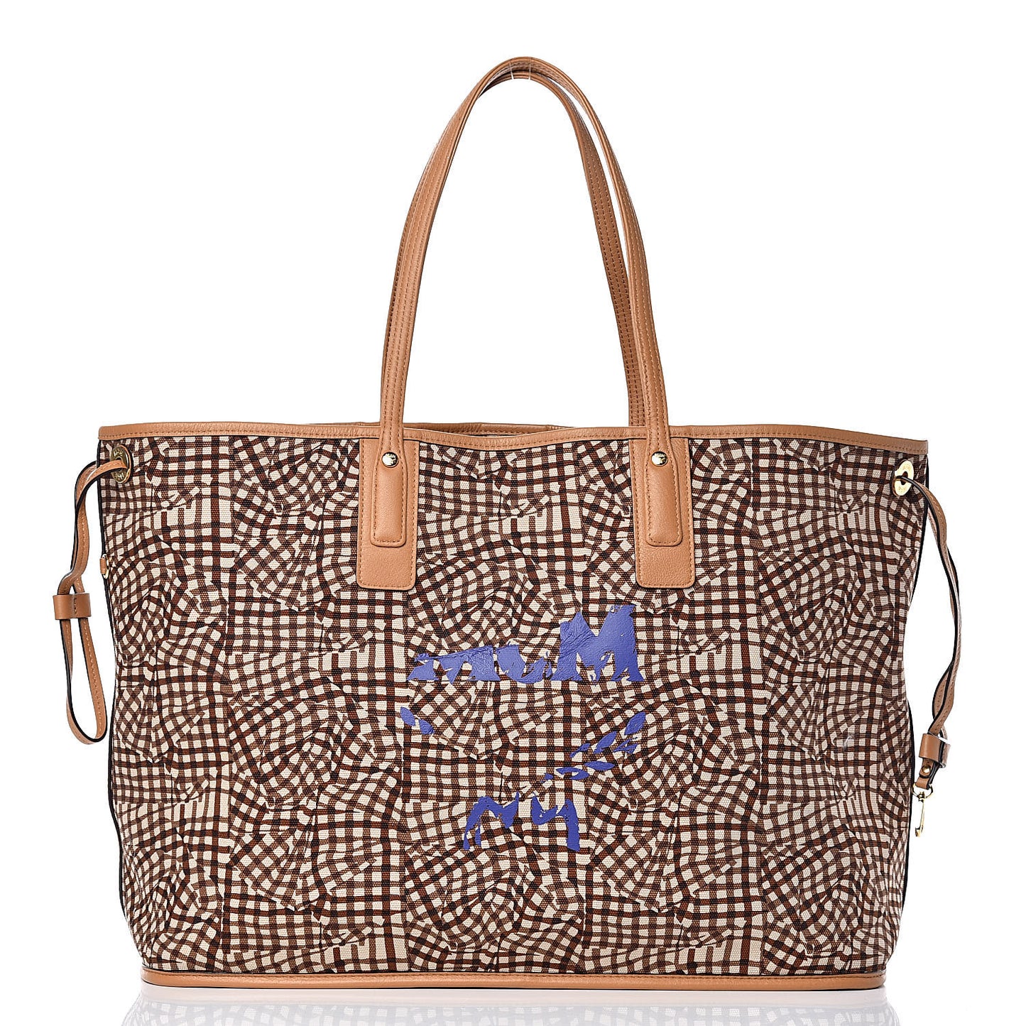 Visetos Large Liz Reversible Shopper Tote Cognac