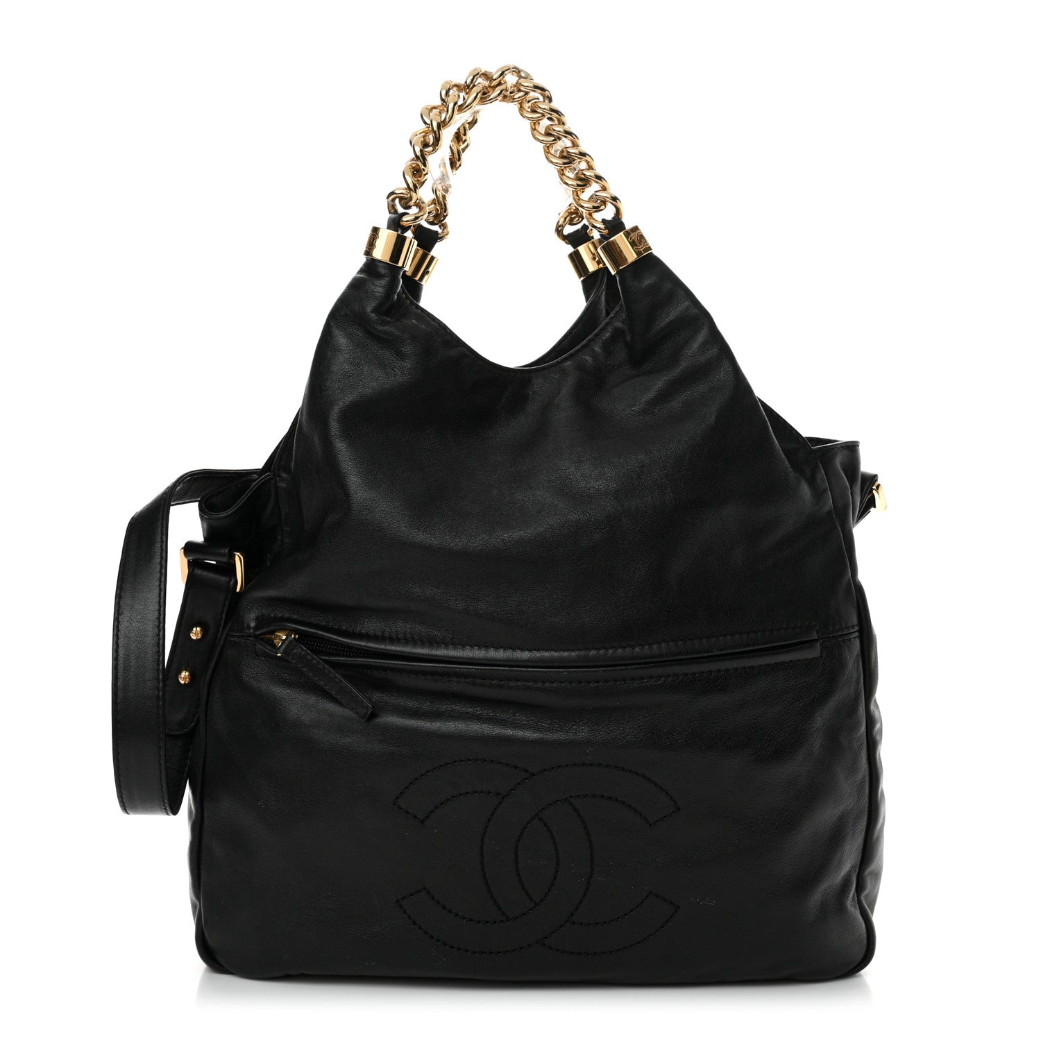 Chanel Lambskin Medium Rodeo Drive Tote Black 1 of 14