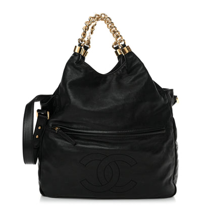 Chanel Lambskin Medium Rodeo Drive Tote Black 1 of 14