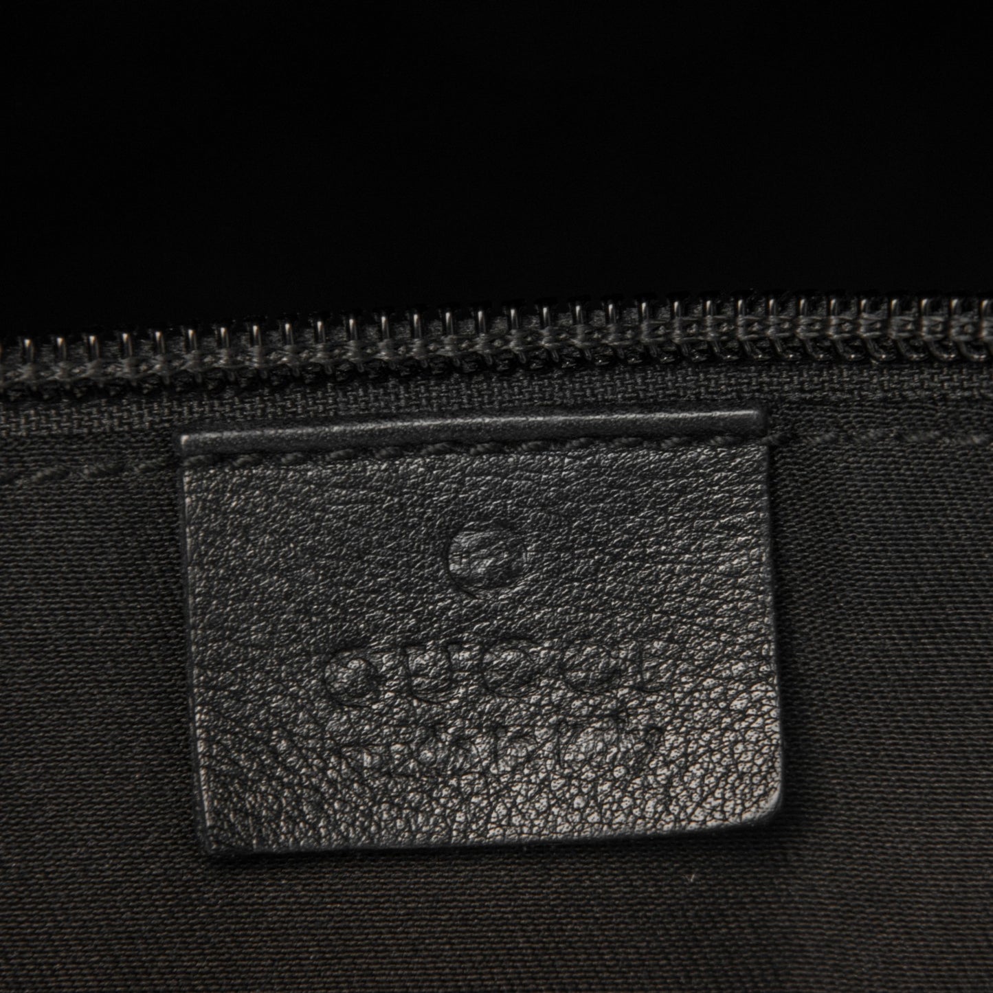 Guccissima Bamboo Messenger Bag Black