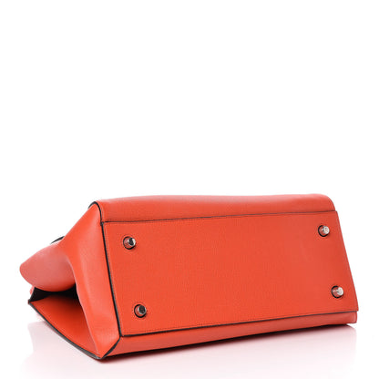 Celine Grained Calfskin Medium Edge Shoulder Bag Vermillion 4 of 16