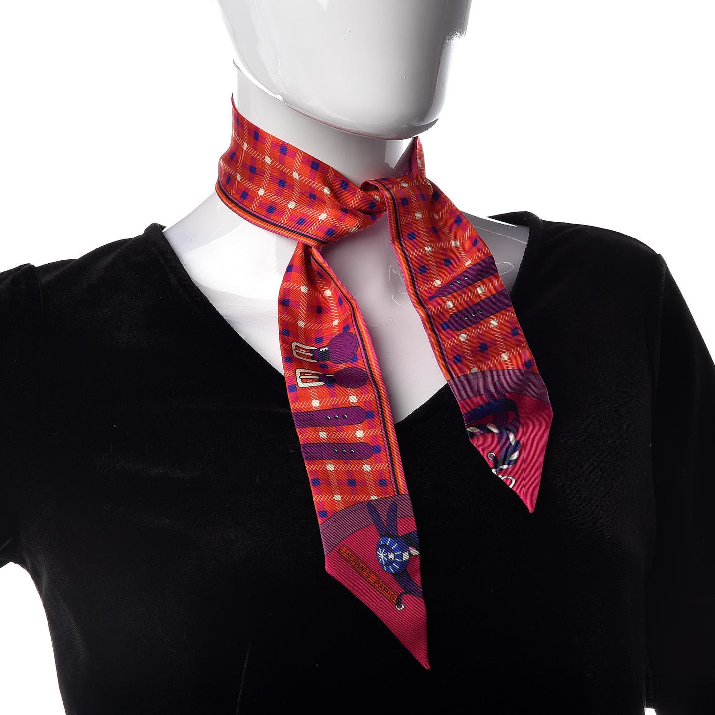 Silk Voitures Nouvelles Twilly Rouge Rose Fuchsia