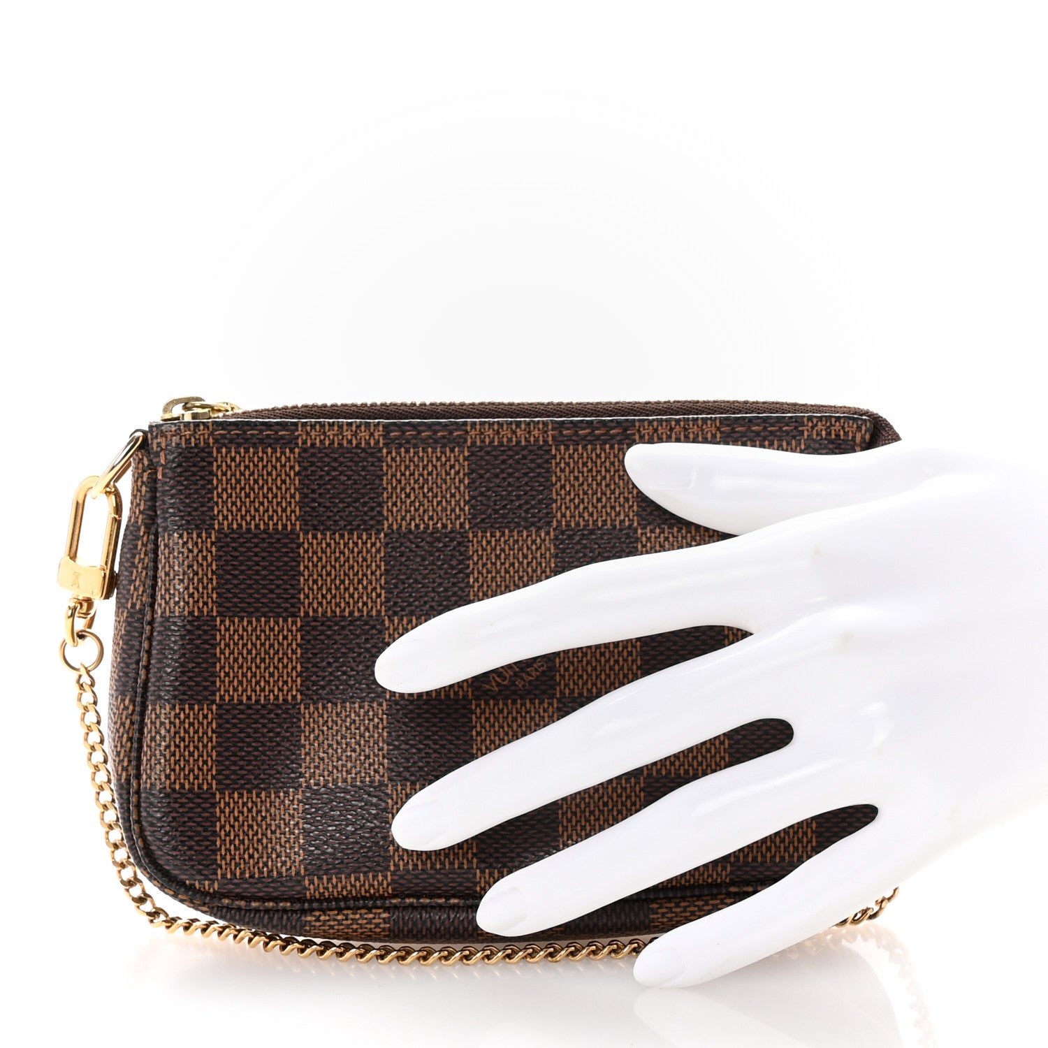 Louis Vuitton Damier Ebene Mini Pochette Accessories 2 of 8