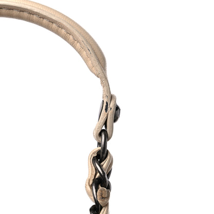 Chanel Calfskin Suede Quilted Patchwork Drawstring Bag Beige 15 of 17