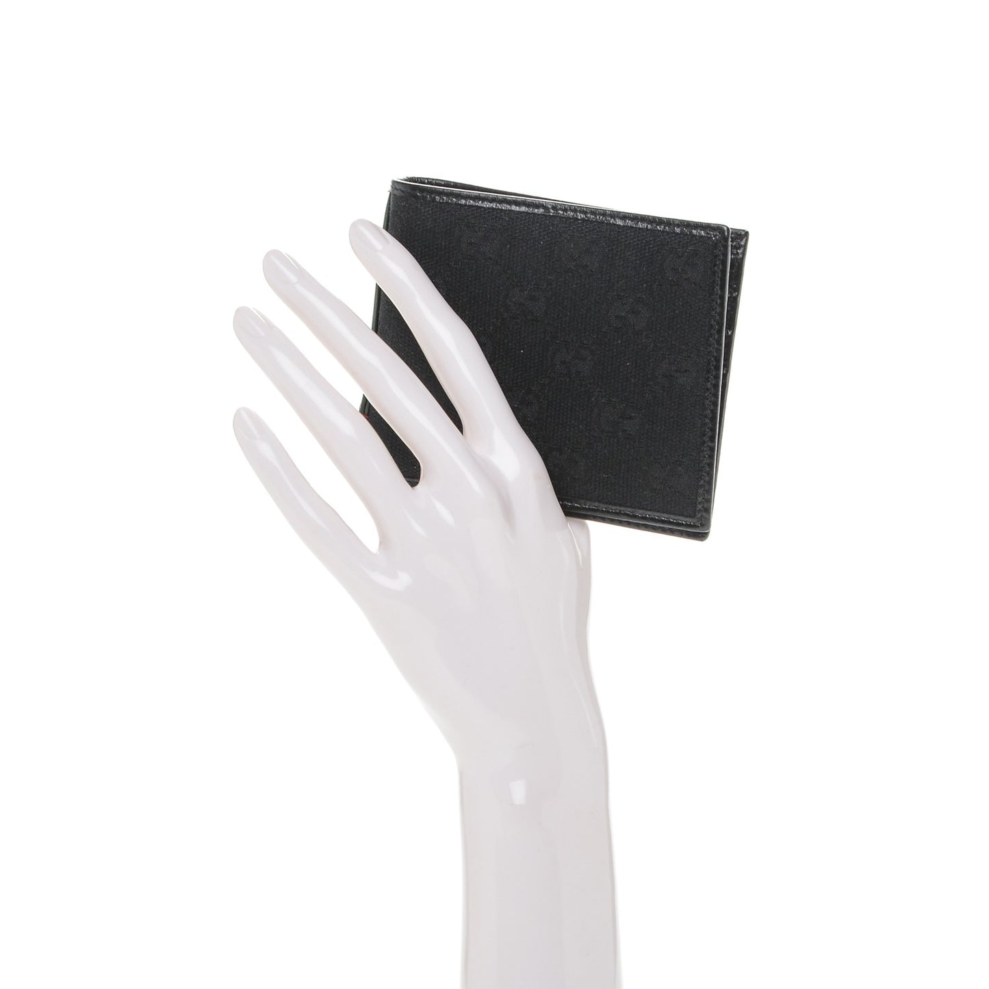 Mens Monogram Bi-Fold Wallet Black