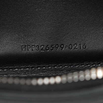Saint Laurent Calfskin Classic Zip Around Continental Wallet Black 8 of 8