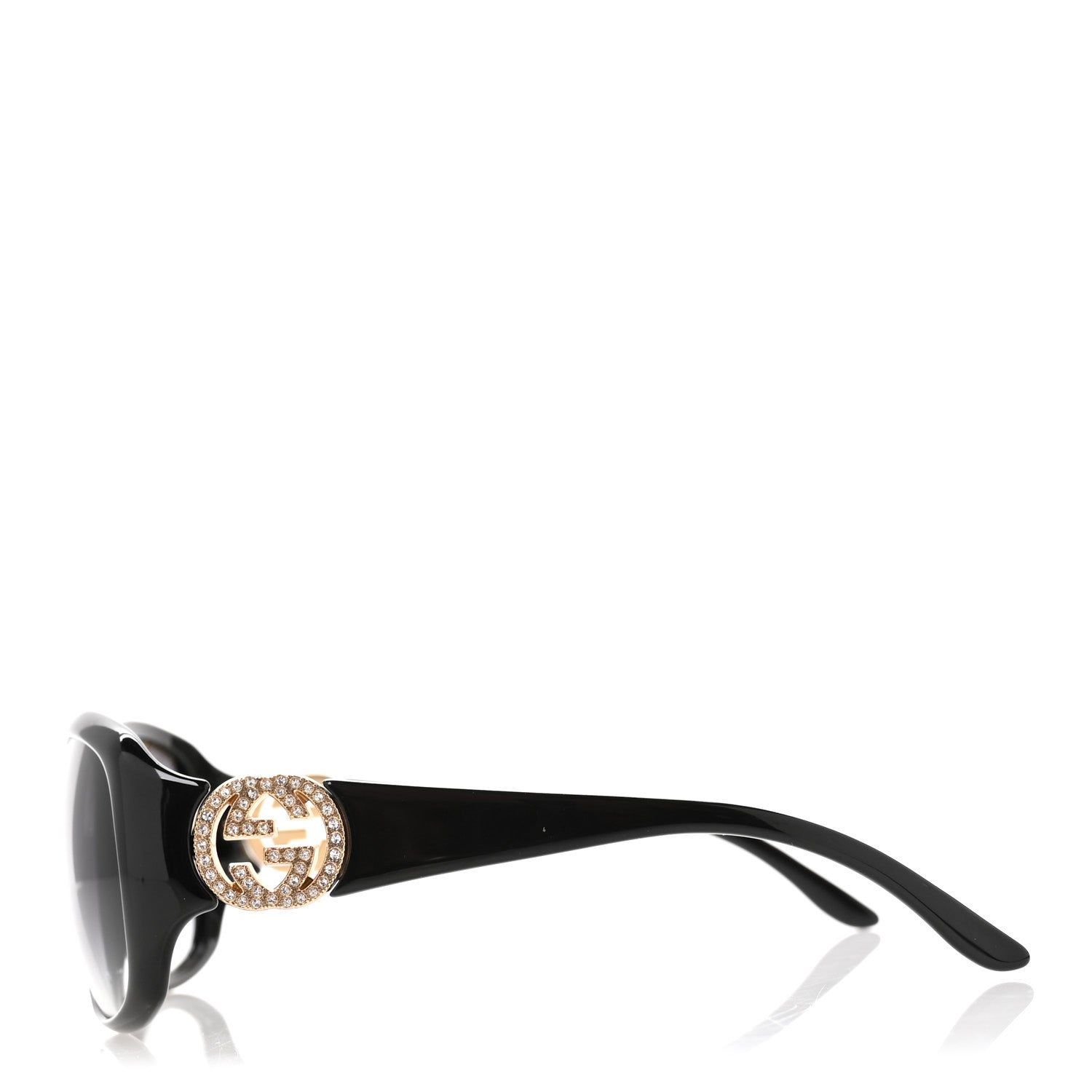 Gucci Acetate Crystal GG Sunglasses 3578/S Black 3 of 8