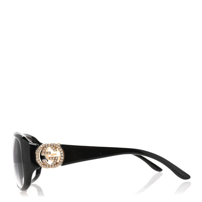 Gucci Acetate Crystal GG Sunglasses 3578/S Black 3 of 8
