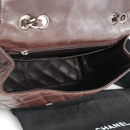 Chanel Lambskin Quilted Jumbo Hybrid Reissue Flap Dark Brown 5 of 7