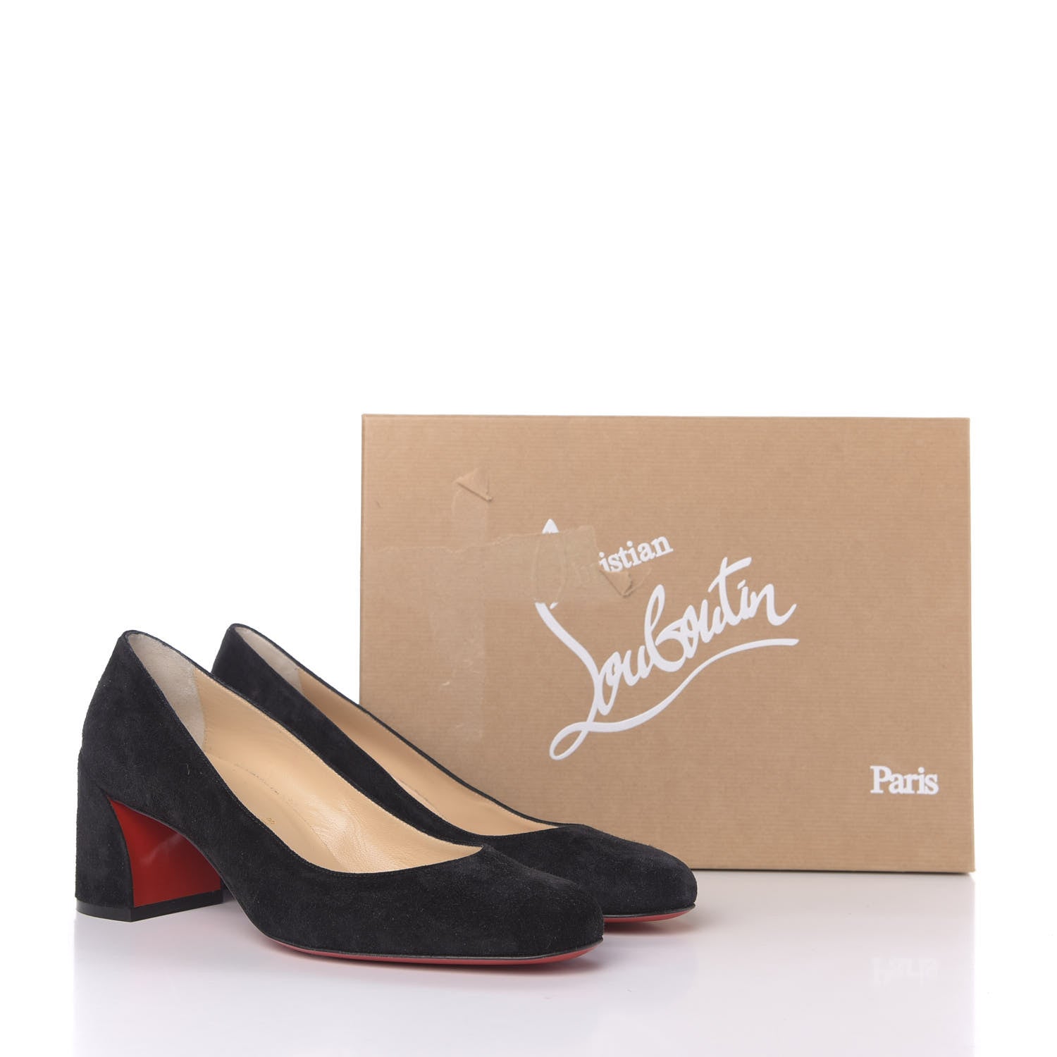 Christian Louboutin Veau Velours Miss Sab 55 Pumps 37 Black 10 of 10