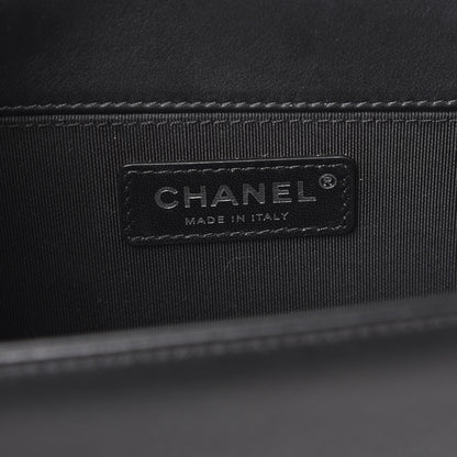 Chanel Calfskin Quilted Medium Boy Flap Black 5 of 9