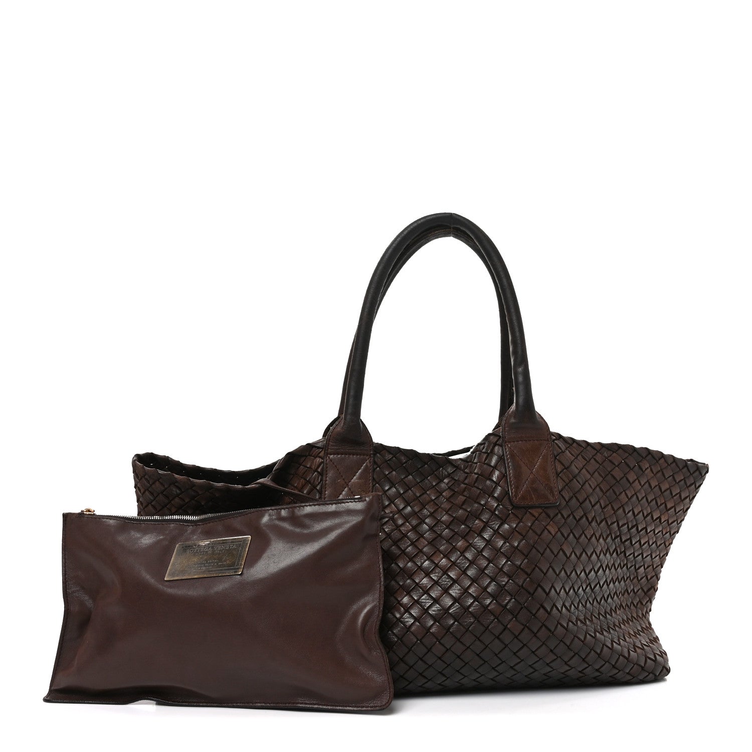 Bottega Veneta Nappa Intrecciato Medium Cabat Ebano 3 of 12