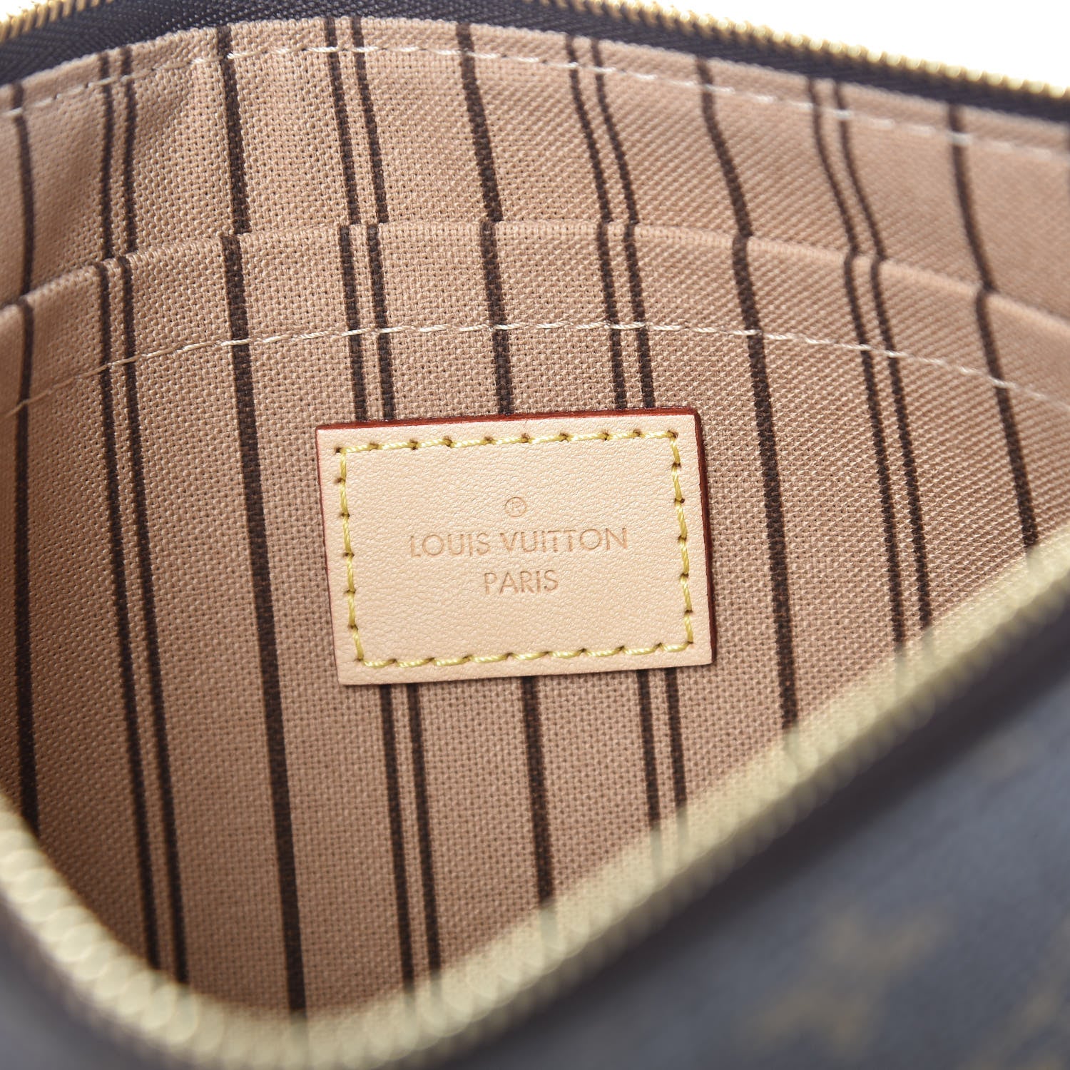 Louis Vuitton Monogram Neverfull MM GM Pochette 6 of 8