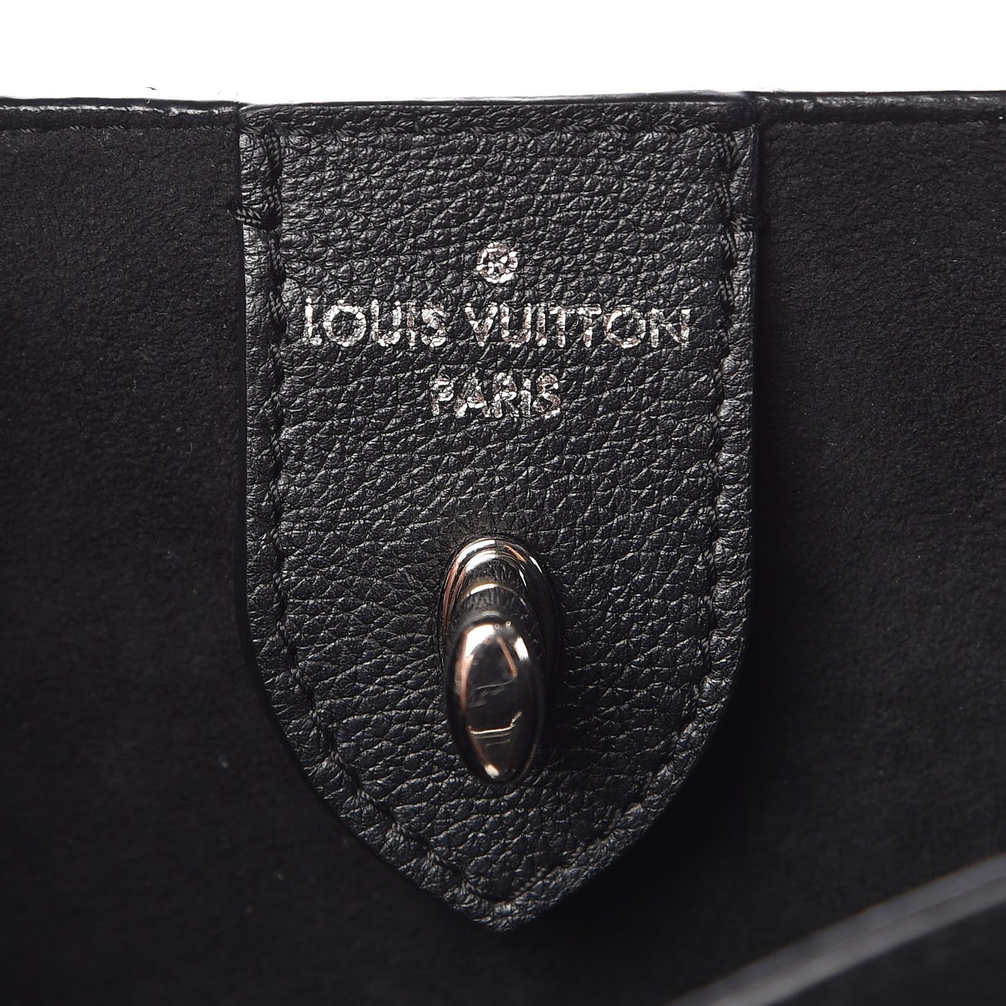 Calfskin Lockme Cabas Black
