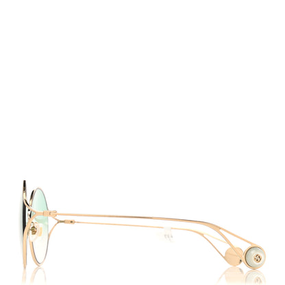 Gucci Round Pearl Tip Sunglasses GG0253S Gold 3 of 8