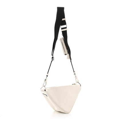 Prada Grace Lux Triangle Shoulder Bag White 3 of 12