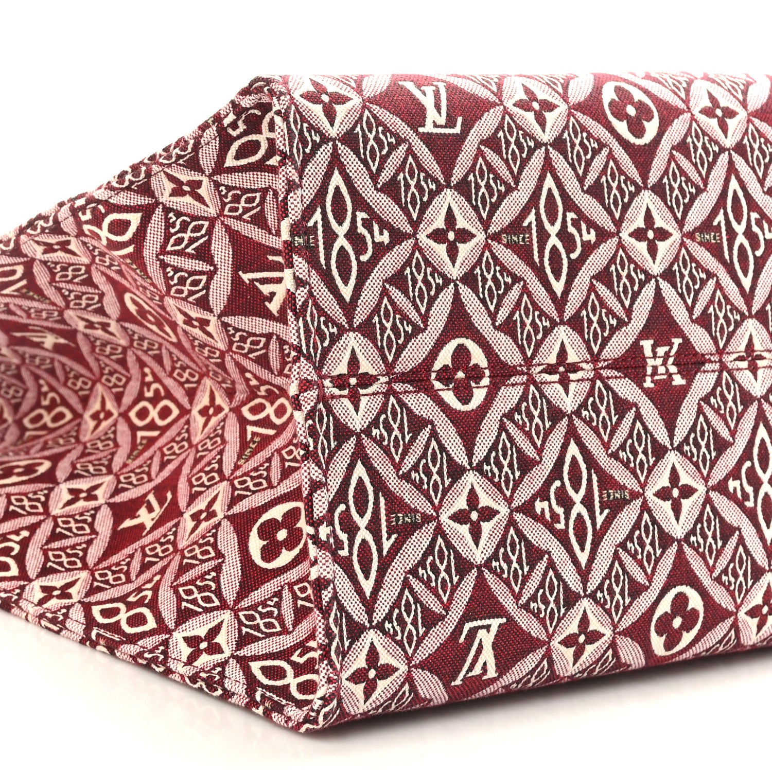 Louis Vuitton Jacquard Since 1854 Onthego GM Bourdeaux 7 of 8