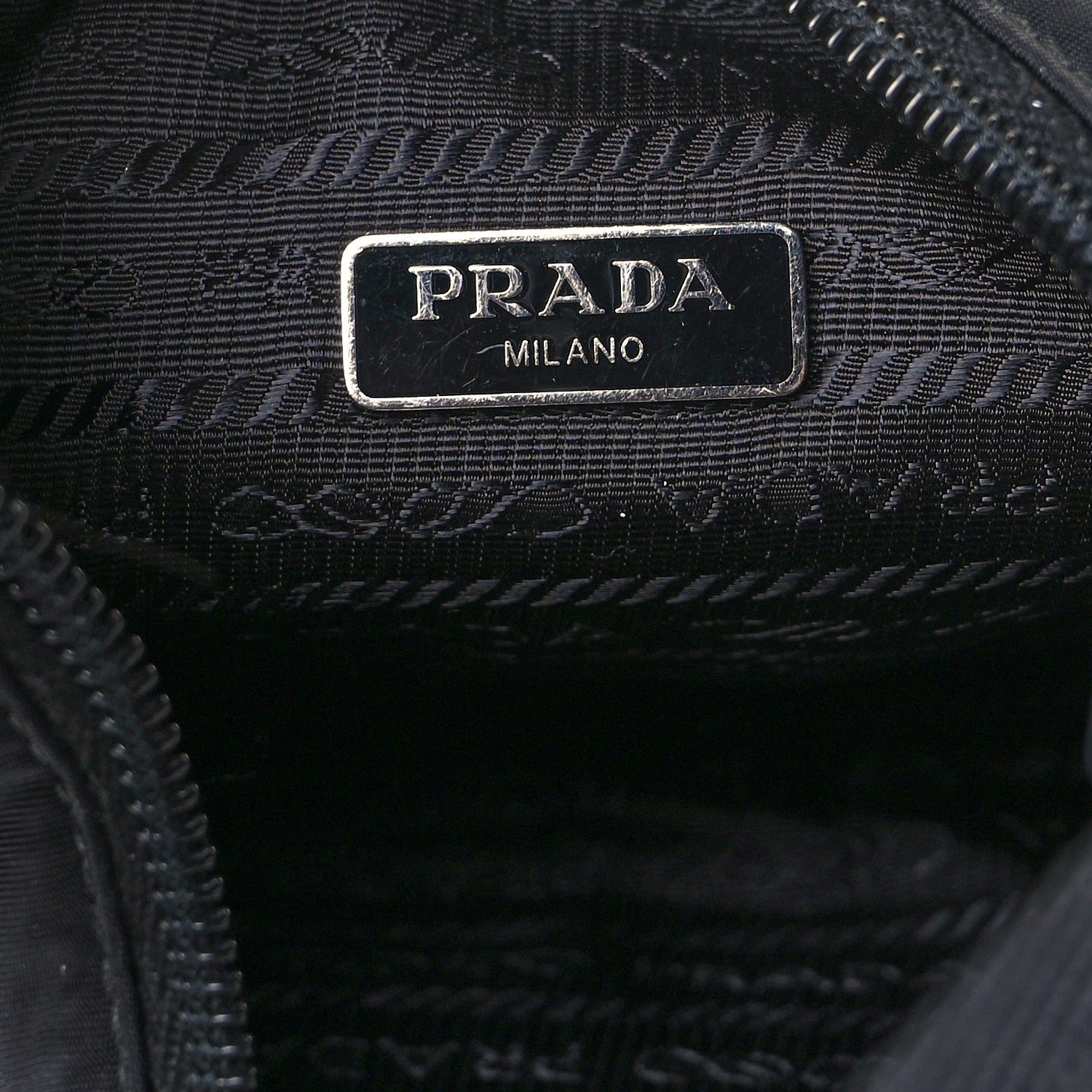 Prada Tessuto Nylon Mini Re-Edition 2000 Bag Black 6 of 9