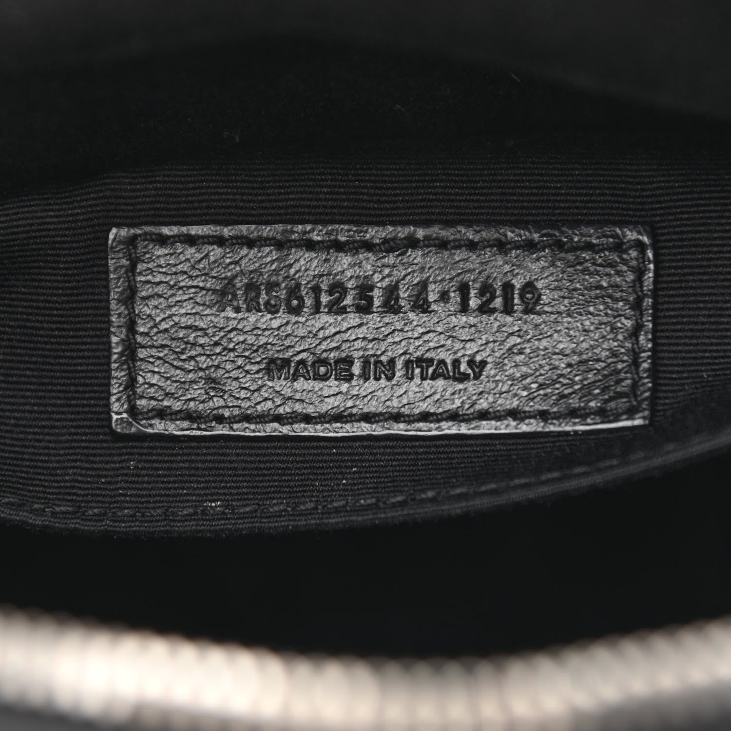 Saint Laurent Calfskin Studded Matelasse Monogram Lou Camera Bag Black 7 of 10