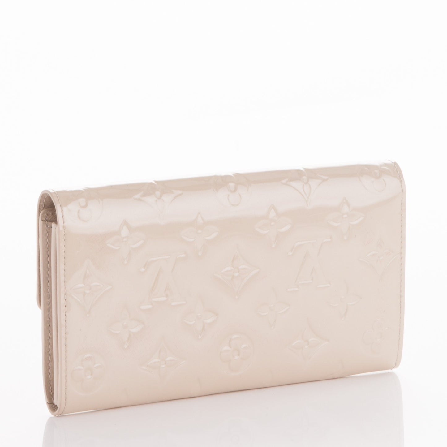 Vernis Sarah Wallet Blanc Corail