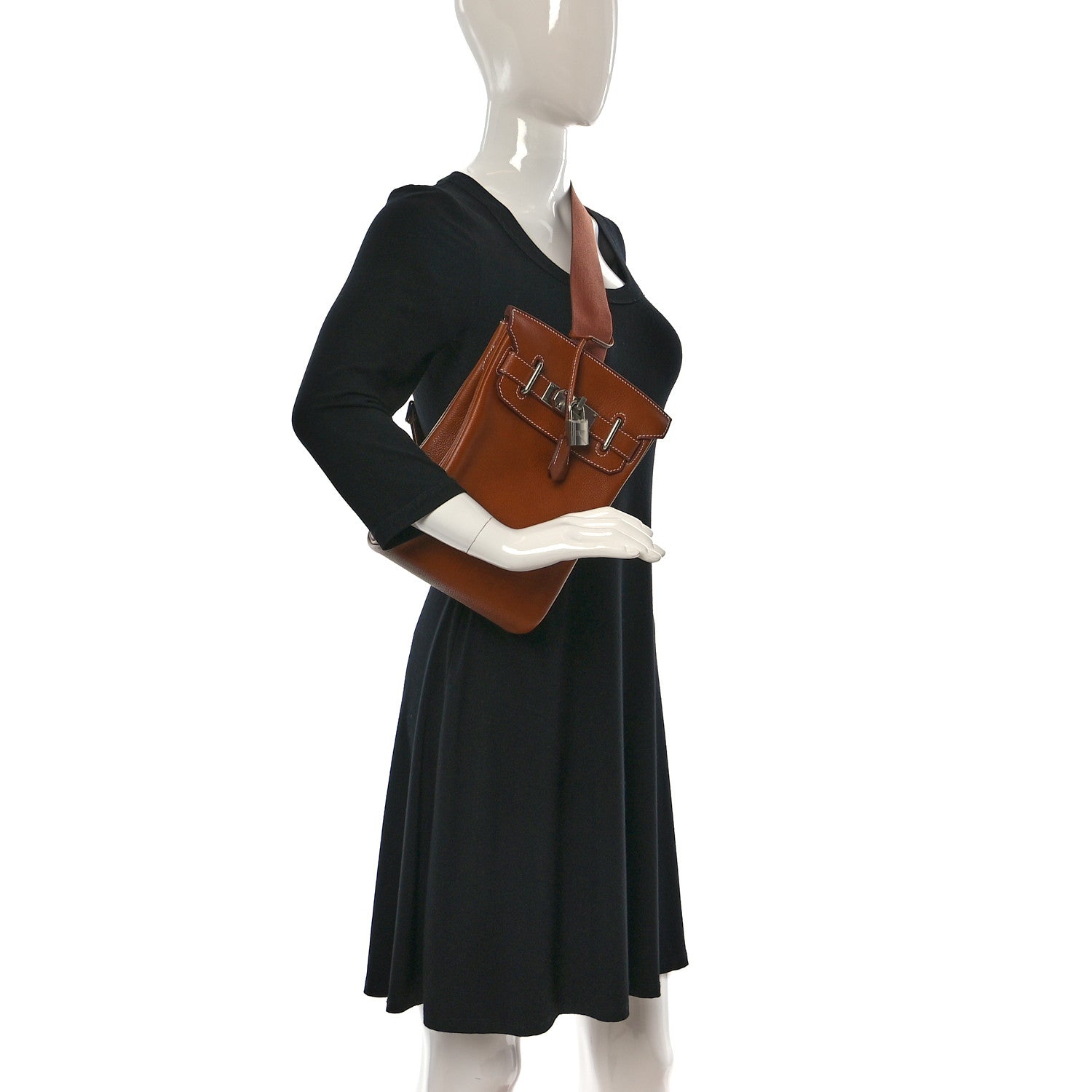 Hermes Natural Barenia Faubourg Hac A Dos PM Backpack Fauve 2 of 15