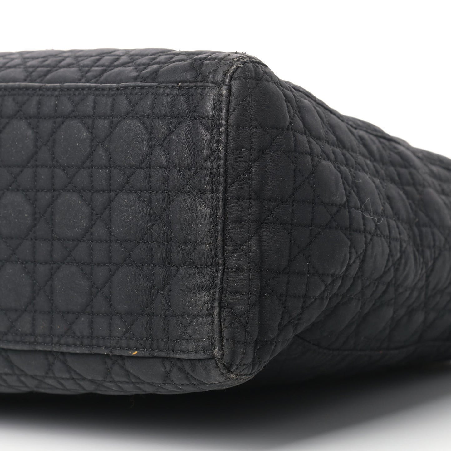 Nylon Cannage Large Lady Dior Black
