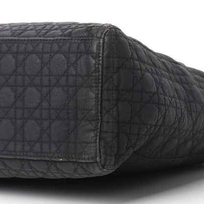 Christian Dior Nylon Cannage Large Lady Dior Black 9 of 15