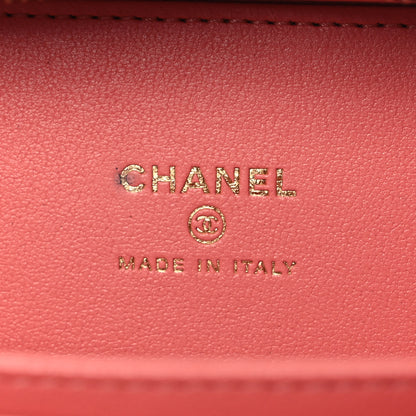 Chanel Patent Quilted Top Handle Mini Vanity Case Black 10 of 19