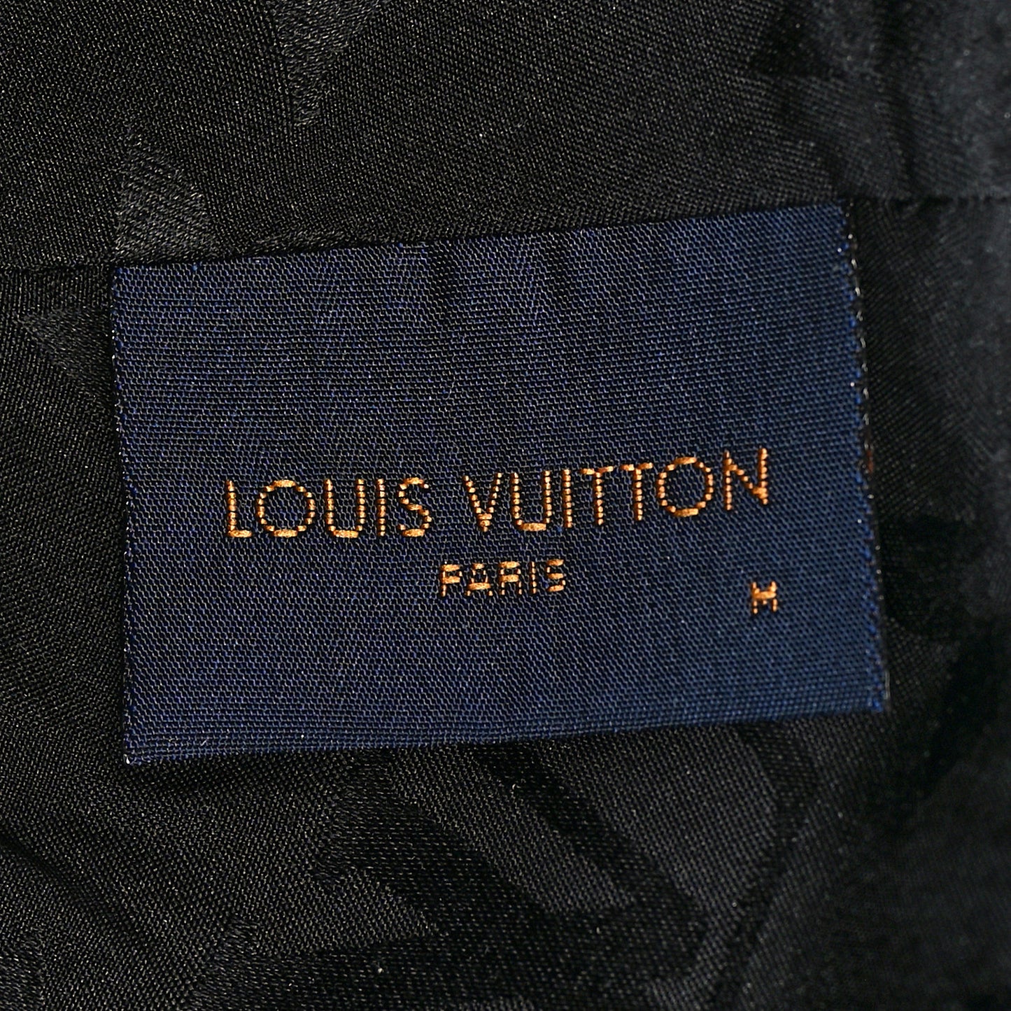 Polyester Silk Monogram LV Get Ready Cap M Black