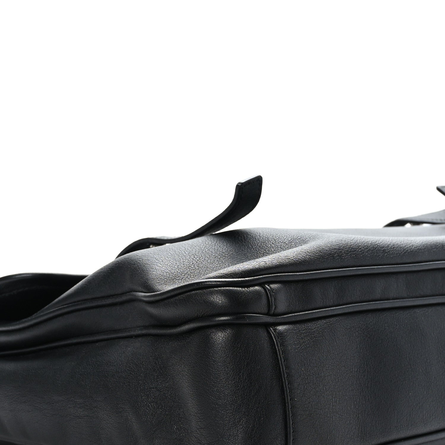 Salvatore Ferragamo Calfskin Briefcase Black 8 of 9