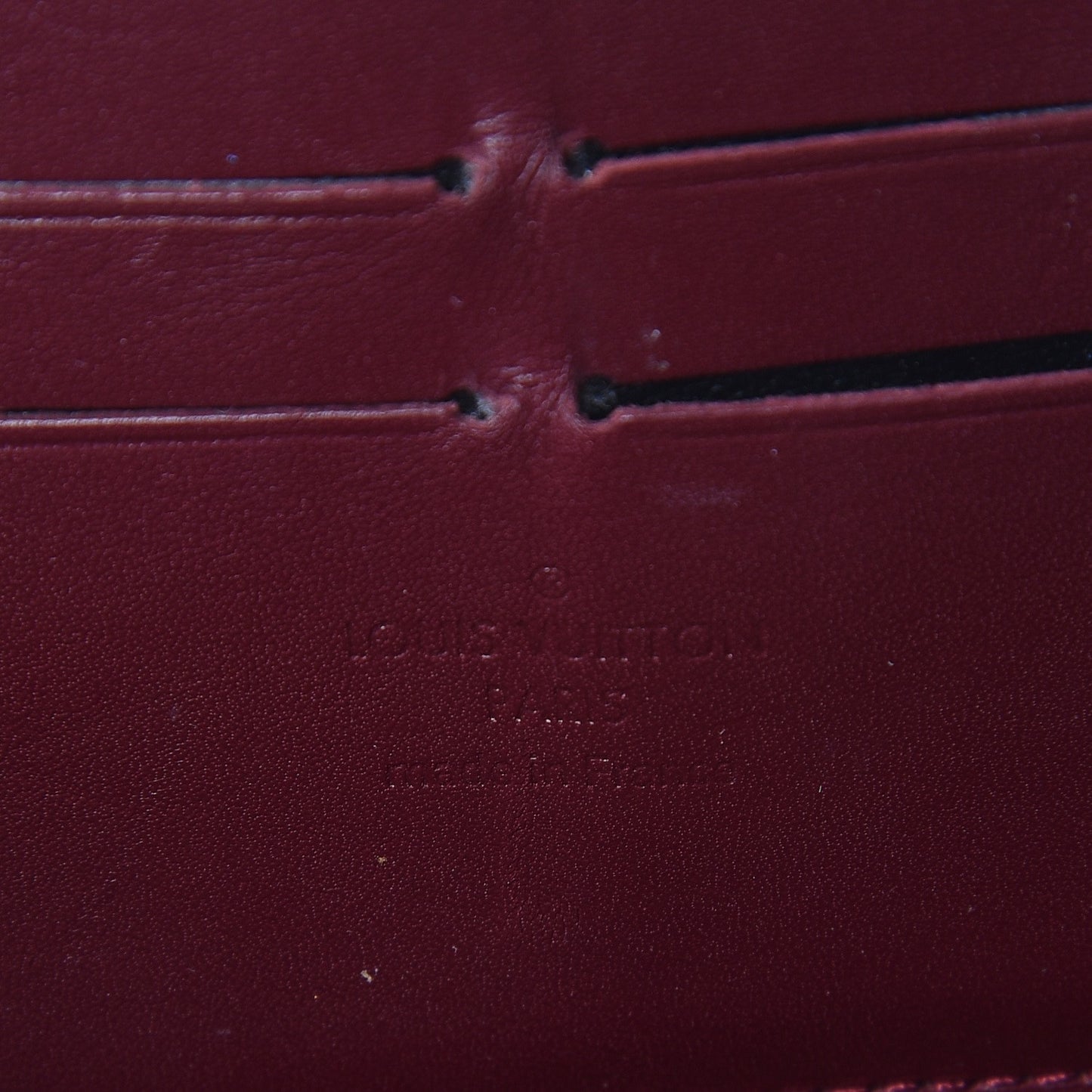 Vernis Zippy Wallet Rouge Fauviste