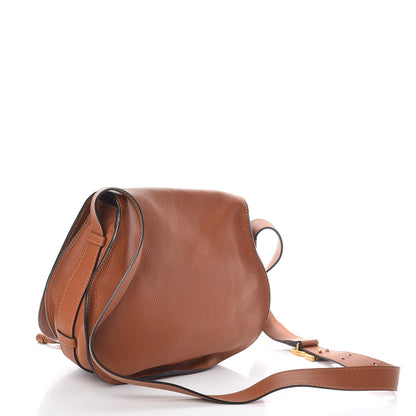 Chloe Calfskin Medium Marcie Round Crossbody Bag Tan 3 of 9