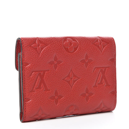 Louis Vuitton Empreinte Victorine Wallet Cherry 3 of 10