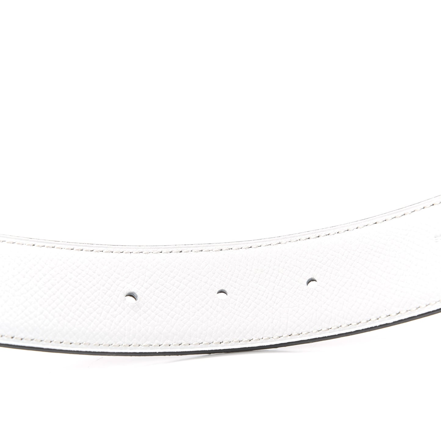 Epsom 32mm H Hippique Belt 85 Etoupe White