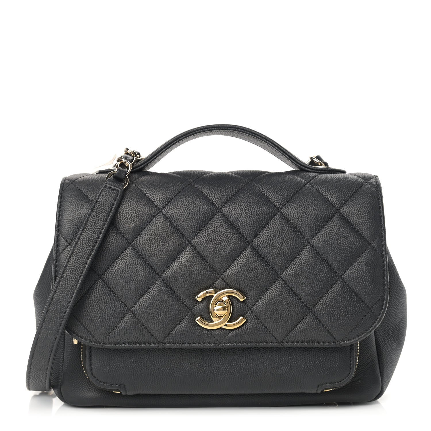 Chanel Caviar Quilted Small Business Affinity Flap Black 1 of 16