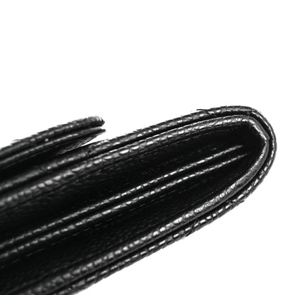 Chanel Caviar Quilted Large Gusset Flap Wallet Black 10 of 10