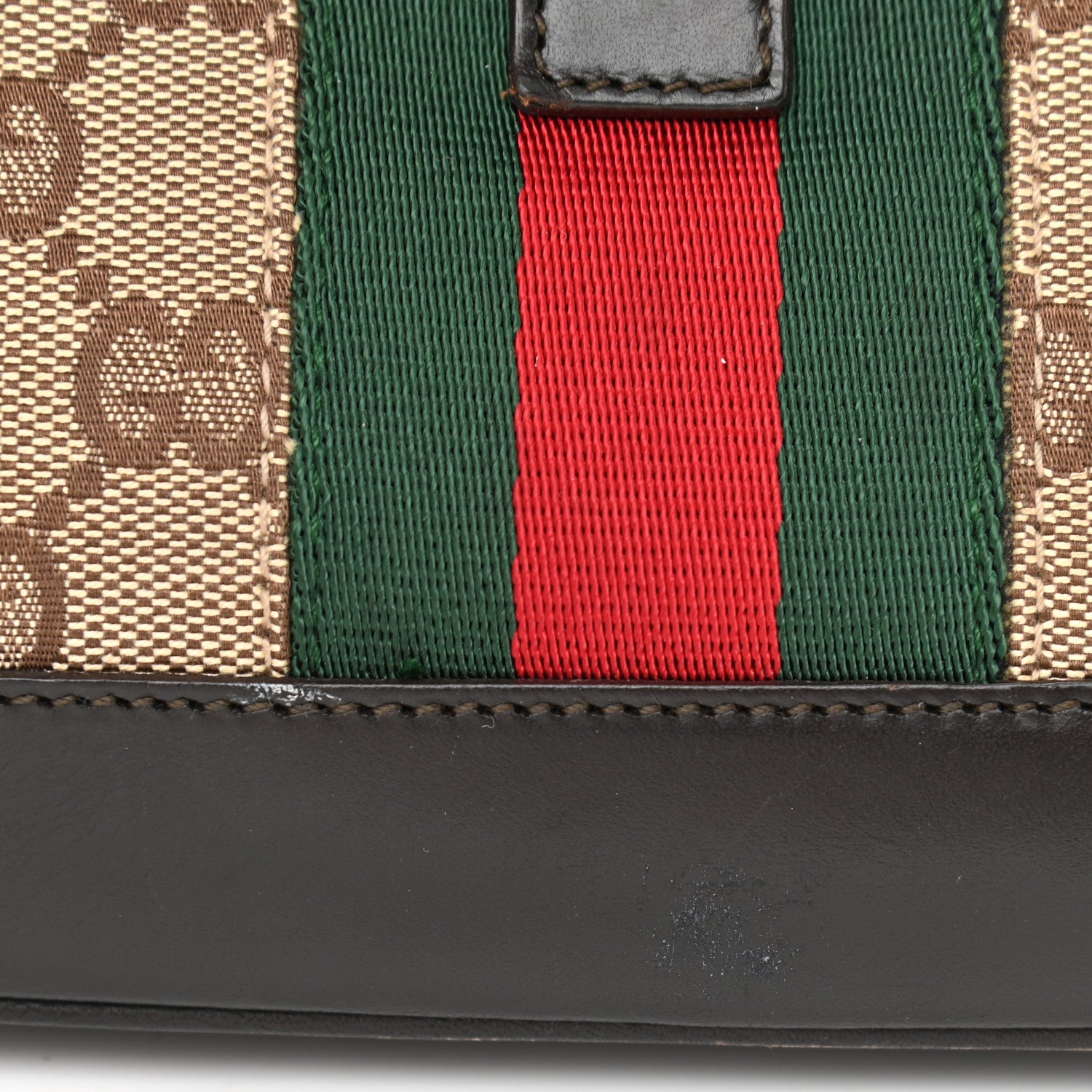 Gucci Monogram Web Jackie O Hobo Dark Brown 13 of 15