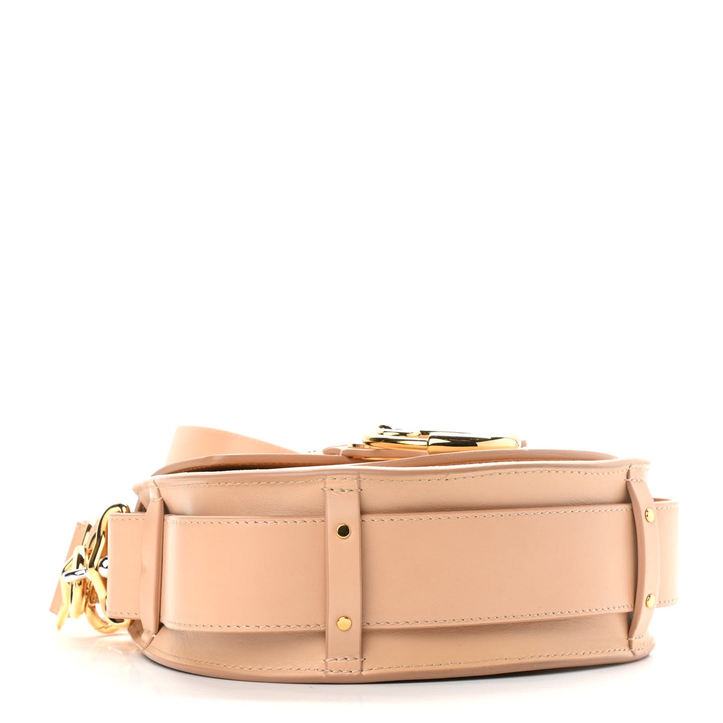 Calfskin Small Tess Bag Biscuit Pink