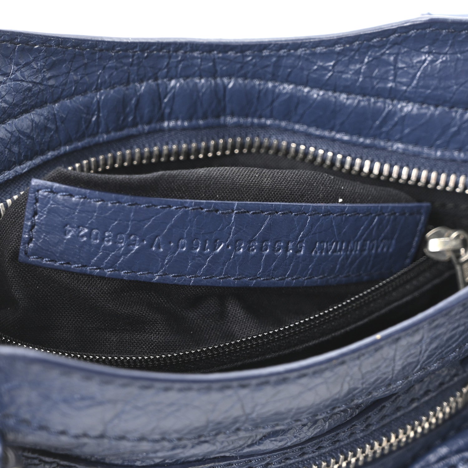 Balenciaga Agneau Giant 12 Silver Hardware Mini City Bleu Roi 7 of 10
