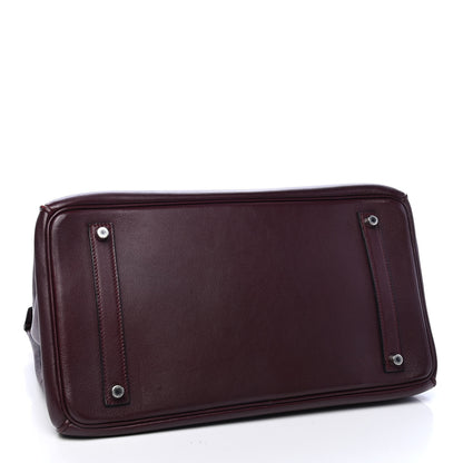 Hermes Swift Birkin 35 Prune 3 of 9